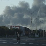 Les bombardements russes sur les infrastructures ukrainiennes sont quotidiens. KEYSTONE/AP/Efrem Lukatsky